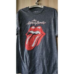 Men's Women's T-Shirt Rolling Stones Classic Tongue Medium New D25 Excellent